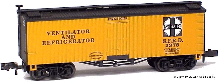 S.F.R.D. - Reefer, Old Time - Santa Fe Refer. Delivery - MDC/Roundhouse 87016